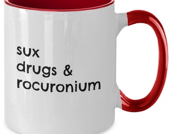 Anesthetist, Playful Medical Humor, Anesthesia Mug, Embrace the Humor of Anesthesia, Emergency Medicine & ICU Anesthetist, Women in Medicine