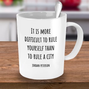 Jordan Peterson, Jordan Peterson Quote, Jordan Peterson Mugs, Jordan Peterson Rules, Motivational Positive Saying, Coffee Tea Cup, Christmas