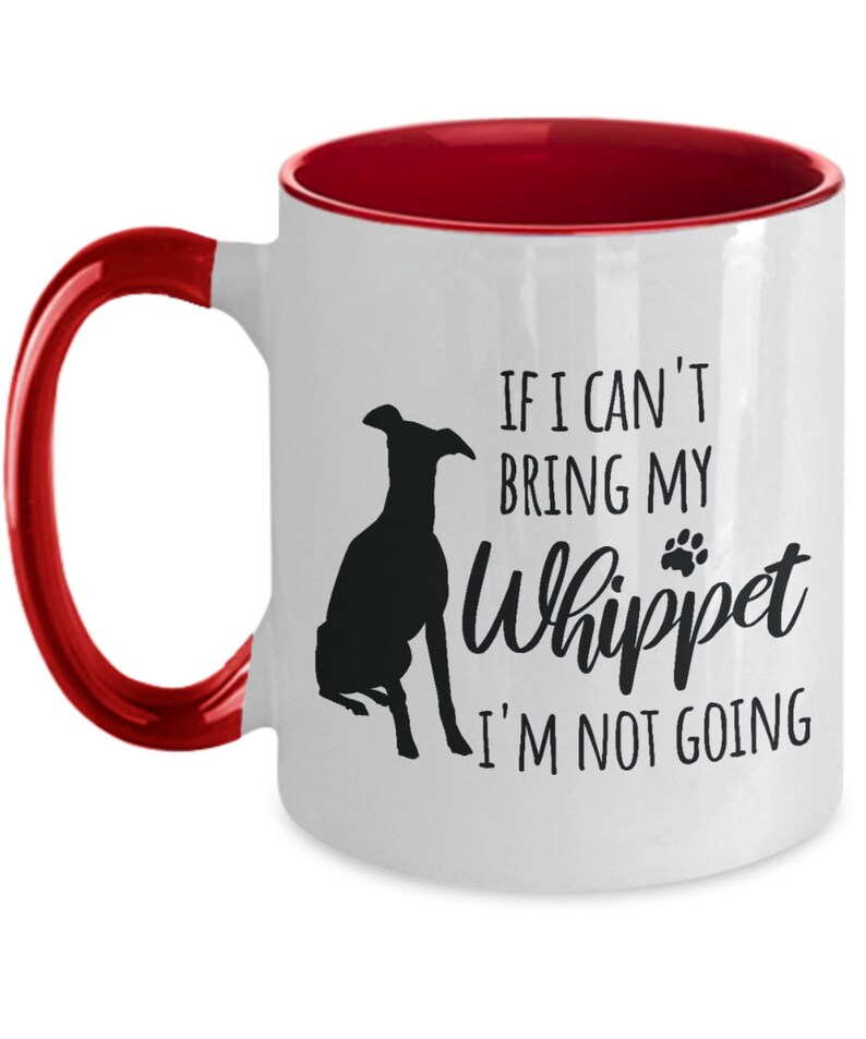 Whippet-Make-up-Tasche – Geschenk Für Whippet-Liebhaber, Weiß, 9x7 Cm, Multifunktional