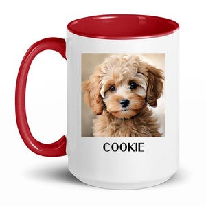 Cavapoo, Kubek Cavapoo, Zabawny prezent Cavapoo, Prezent Cavapoo, Prezenty dla mamy Cavapoo, Prezent dla mamy Cavapoo, Prezent dla taty Cavapoo, Kubek do kawy, Prezent dla właściciela Cavapoo zdjęcie 3
