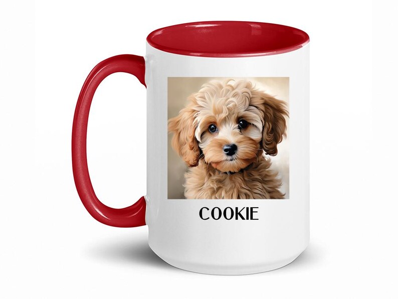 Cavapoo, Kubek Cavapoo, Zabawny prezent Cavapoo, Prezent Cavapoo, Prezenty dla mamy Cavapoo, Prezent dla mamy Cavapoo, Prezent dla taty Cavapoo, Kubek do kawy, Prezent dla właściciela Cavapoo zdjęcie 3