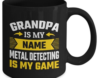 Metal Detector, Metal Detector Mug Gift, Metal Detecting Gift, Metal Detecting Mug, Funny Metal Detector, Detectorist, Coffee Mug Cup