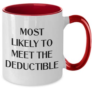 Most Likely to Meet the Deductible, Chronic Illness Gifts, Chronic Illness Gift, Chronic Pain Gift, Chronic Illness Warrior, Fibromyalgia