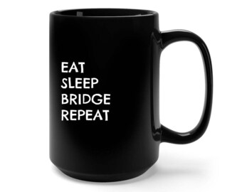 Bridge Player Gift, Bridge Player Mug, Gift Idea for Bridge Player, Bridge Gift Mug, Funny Gift Idea for Bridge Player, Coffee Mug, Tea Cup