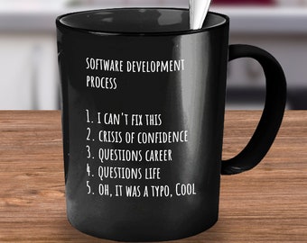 Software-Entwickler, Software-Entwickler Geschenk, Software-Entwickler-Tasse, Software-Entwickler-Geschenke, lustige Codierungs-Geschenke, Kaffeetasse, Teetasse