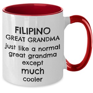 Arrière-grand-mère philippine, cadeau pour maman philippine, cadeau philippine, cadeau pour femme philippine, femme philippine, idée cadeau drôle philippine