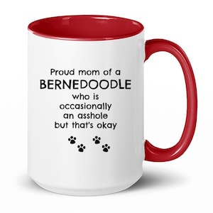 Bernedoodle, Bernedoodle Mom Gift, Bernedoodle Dad Gift, Gift for Bernedoodle Mom, Gift for Bernedoodle Dad, Bernedoodle Owner Gift, Tea Cup
