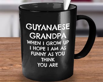 Guyanese Gifts, Funny Guyanese Gift, Guyanese Gift, Gift for Guyanese Dad Father Grandpa Grandfather Husband, Guyanese Mug, Coffee Mug Cup