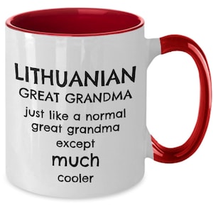 Lituano, Lituania, abuela lituana, abuela, mamá, madre, regalo lituano, taza lituana, regalos lituanos, regalo lituano divertido