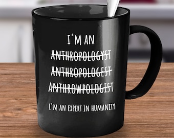 Taza de antropólogo, regalo de antropología, regalo de antropología, antropología divertida, regalo de antropólogo, taza de antropología, regalo de antropología, taza de café