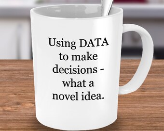 Data analist geschenk, data of het gebeurde niet, data analist mok, data analist, data analist gift man, data wetenschapper mok, data, data wetenschap