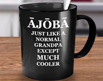 Ājōbā, Marathi Grandfather, Indian Grandpa Grandfather Gift, Ājōbā Gift, Ājōbā Gifts, Gifts for Ājōbā, Marathi Language, Coffee Mug