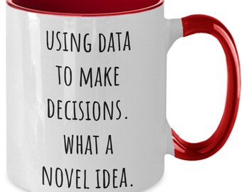 Cadeau data-analist, mok data-analist, data-analist, mok datawetenschapper, cadeau datawetenschapper, cadeau datawetenschapper, grappige data, kerstmok 2024, koffiemok