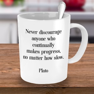 60th Birthday Gifts for Women - Plato - Plato Mug - Plato Quote - Plato Gift - Coffee Mug Gift -  Philosophy Quotes - Christmas Gift Mug