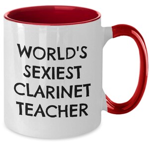 Klarinettenlehrer Geschenk, Klarinettenlehrer Tasse, Klarinettenlehrer Kaffeetasse, Klarinettengeschenk, Klarinettengeschenkidee, Klarinettenlehrer Ruhestand