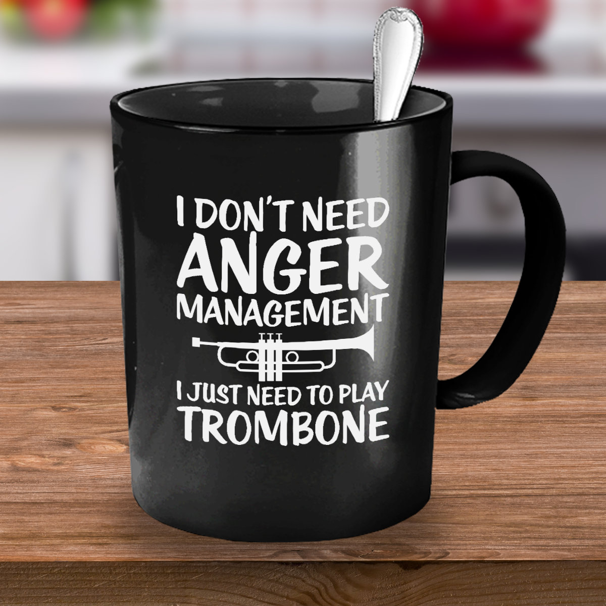 Funny Trombone Coffee Mug, Trombone Gift, Musician Gift, Trombone Gifts