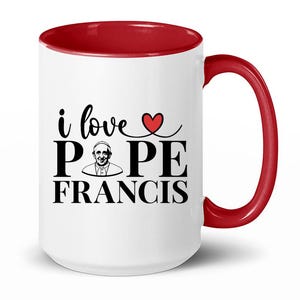 Pope Francis Gifts, RIP Pope Francis, Pope Francis Memorial, Catholic Gift, In Loving Memory, Keepsake Catholic Gift, Pope Coffee Mug Cup