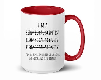 Biomedische wetenschapper, geschenken biomedische wetenschappen, leraar biomedische wetenschapper, cadeau biomedische wetenschapper, grappige biomedische wetenschapper