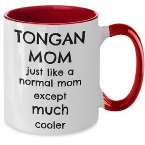 Tongaanse geschenken, cadeau voor Tongaanse moeder, moeder vriendin vrouw, grappig Tongaanse cadeau, Tongaanse cadeau, cadeau-idee voor Tongaanse, koffiemok