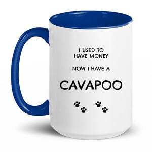 Cavapoo, Kubek Cavapoo, Zabawny prezent Cavapoo, Prezent Cavapoo, Prezenty dla mamy Cavapoo, Prezent dla mamy Cavapoo, Prezent dla taty Cavapoo, Kubek do kawy, Prezent dla właściciela Cavapoo zdjęcie 4