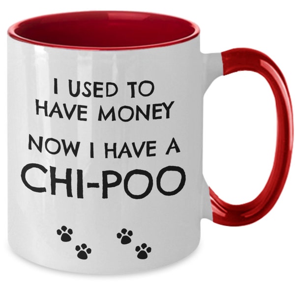 Chi-Poo, Chi-Poo Mom Gift, Chi-Poo Dad Gift, Gift for Chi-Poo Mom, Gift for Chi-Poo Dad, Chi-Poo Owner, Gift for Chi-Poo Owner. Coffee Mug