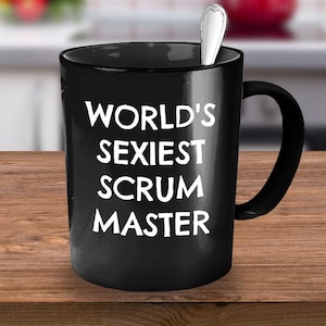 Lustige befestigte Scrum Master Tasse, Geschenk für Scrum Master, lustiges Geschenk für Scrum Master, Vatertagsgeschenk, lustiges Geschenk für Scrum Master
