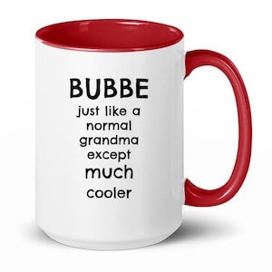 Bubbe Gifts, Bubbe Mug, Bubbe, Bubbe Gift, Gifts for Bubbe, Bubbe Mother's Day Gift, Grandparents Day, Jewish Grandma, First Time Bubbe Gift