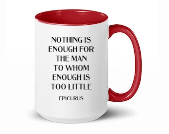 Epicurus, Epicurus Quotes, Nothing Is Enough For The Man To Whom Enough Is Too Little, Philosophy Quotes, Greek Philosophy, Ancient Greek