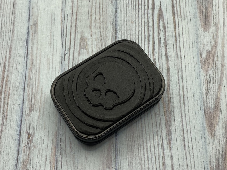 Fidget Slider (Skull) 2-Click / Haptic Slider / Fidget Clicker / EDC Gear image 6