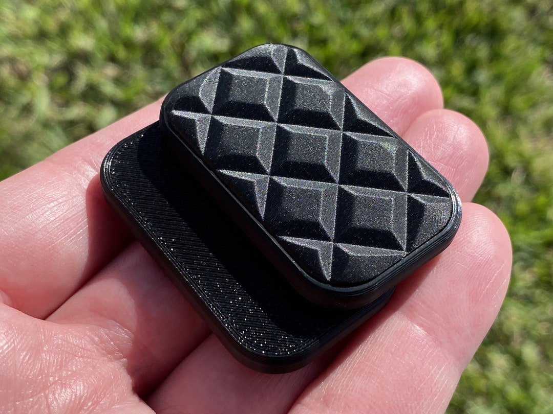 thumbnail image 2 of VANANA Metal Haptic Fidget Slider - ADHD Stress Relief Clicker For Adults & Teens (Silver) 2 of 13