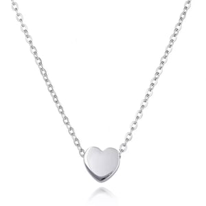 Heart chain, heart chain, stainless steel chain, 3D chain, pendant, waterproof