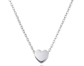 Heart chain, heart chain, stainless steel chain, 3D chain, pendant, waterproof