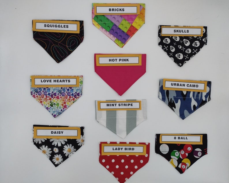 3 PACK Core Range Pick-N-Mix Range Pet Bandana with Charitable donation on every order image 3