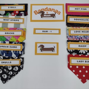 3 PACK Core Range Pick-N-Mix Range Pet Bandana with Charitable donation on every order image 1