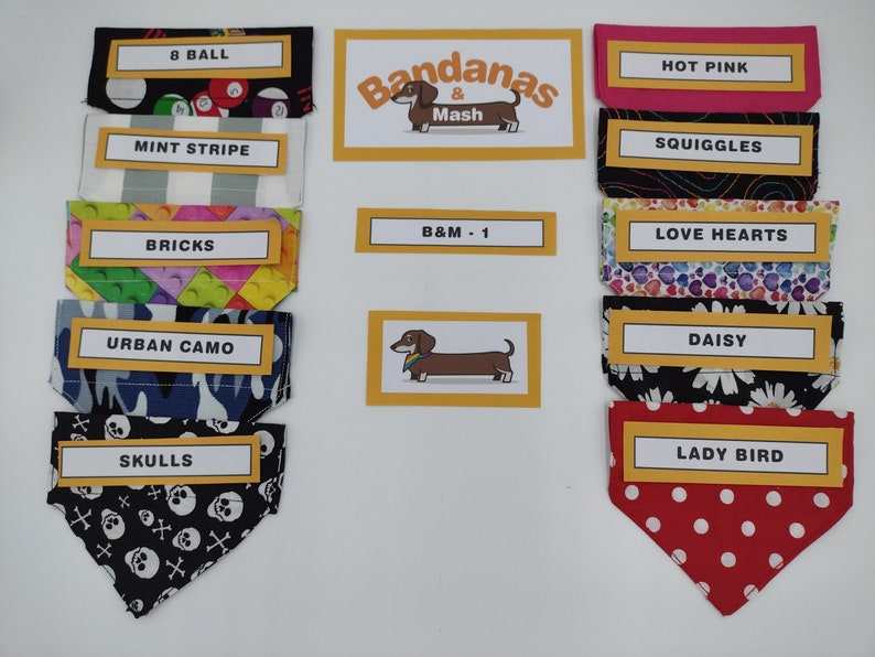 3 PACK Core Range Pick-N-Mix Range Pet Bandana with Charitable donation on every order image 1