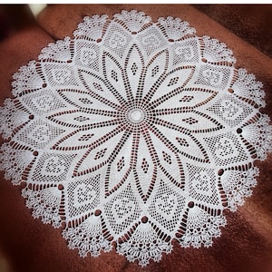 Crochet tablecloth