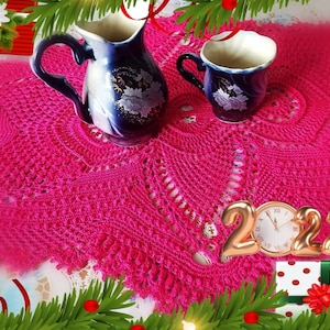 Crochet placemat
