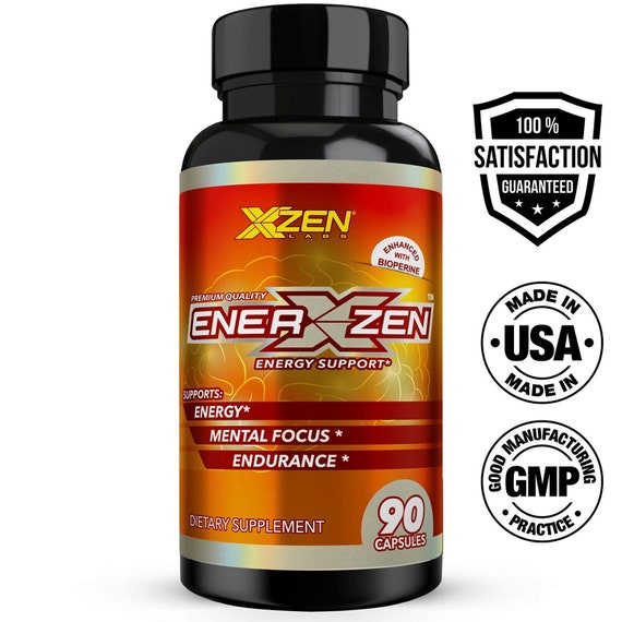 Energy Pills Enerxzen Supplement Mental Focus With Caffeine No Etsy