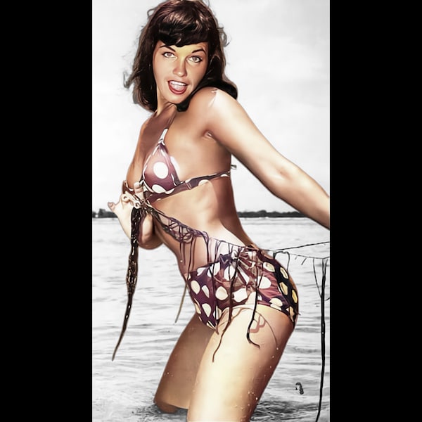 Custom Bettie Page Polaroid or Print (Photo 196)