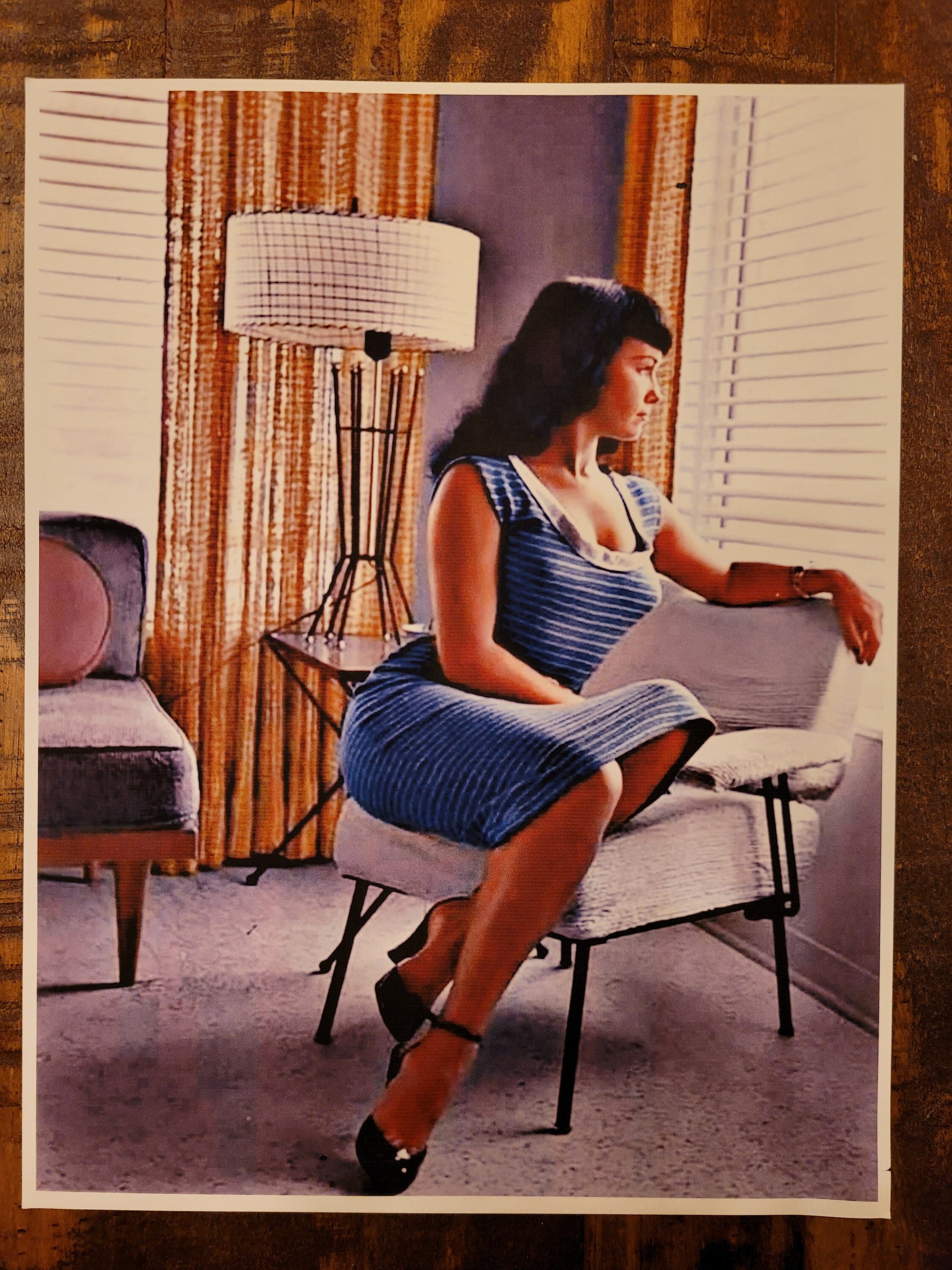 Custom Bettie Page Polaroid or - Il Fullxfull.3775401411 15pn 
