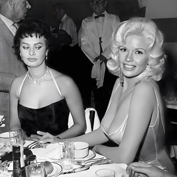 Classic Sophia Loren/Jayne Mansfield Polaroid or Print (Photo 349)