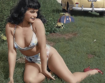 Custom Bettie Page Polaroid or Print (Photo 248)