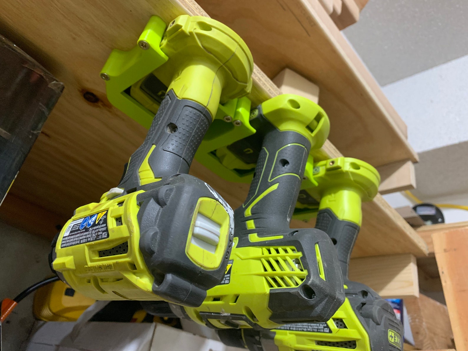 3 Pack Ryobi ONE 18 volt Tool Mount Hanger LithiumIon Holder Etsy