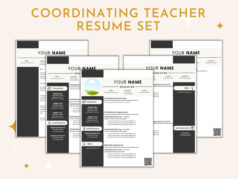Retro Digital Teaching Portfolio Bundle | Google Site Template - Etsy