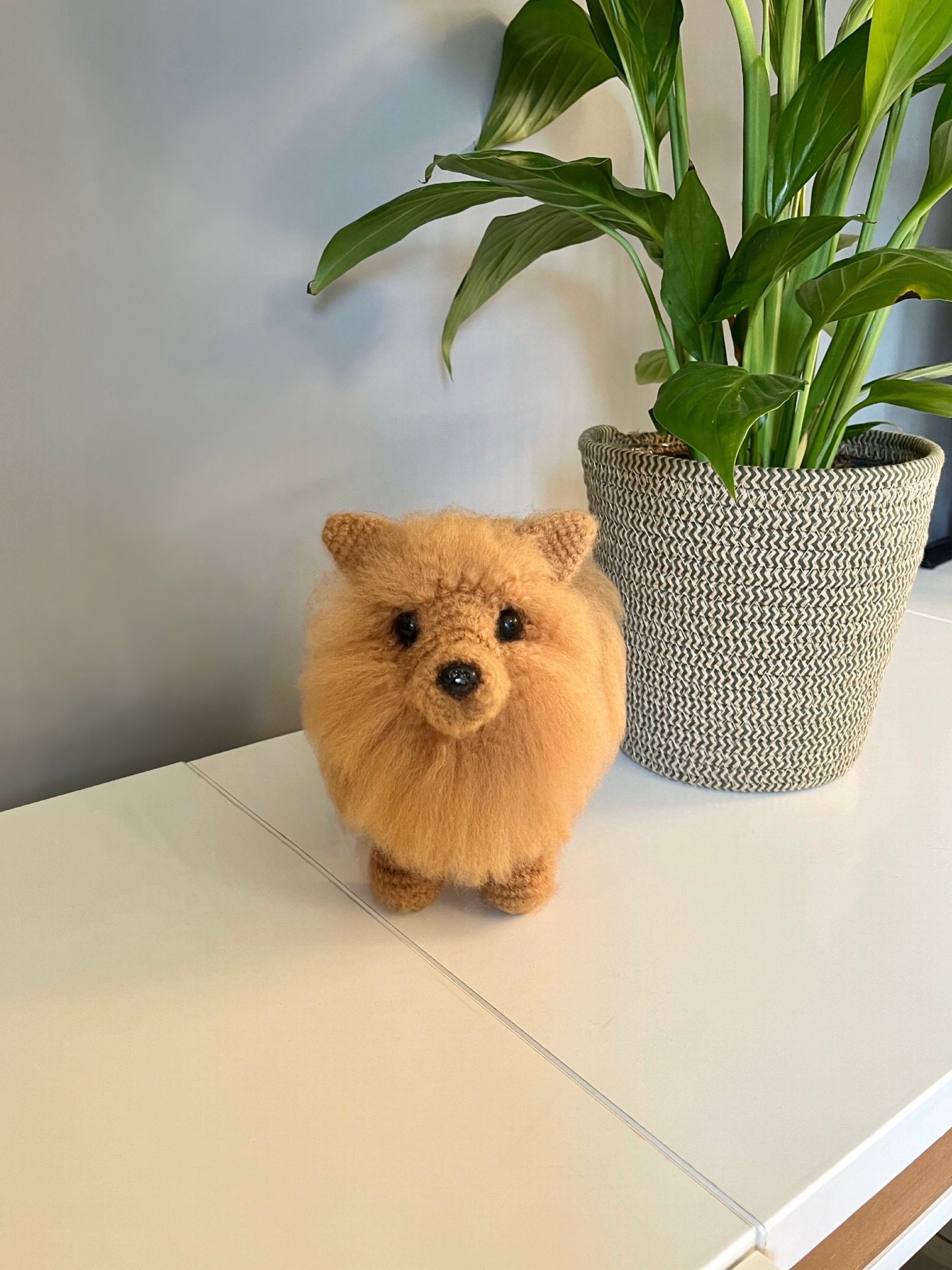 Pomeranian Crochet Pattern. PDF Tutorial. Realistic Dog. Dog Crochet Pattern. Dog Amigurumi.