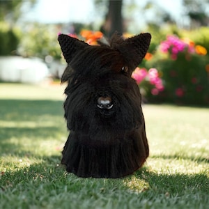 Scottish Terrier Crochet Pattern. Scottie Dog. PDF Tutorial. Crochet Dog. Realistic Dog. Scottie Dog Crochet Pattern. Amigurumi. Cute Dog.