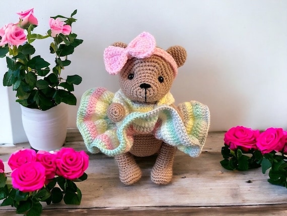 crochet teddy bear dress pattern Crochet Patterns Galore