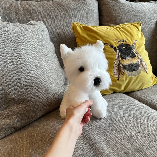 Modèle au crochet West Highland Terrier. Modèle au crochet Westie. Tutoriel PDF. Chien au crochet. Réaliste. Chiot mignon. Fabriqué sur mesure. Amigurumi.