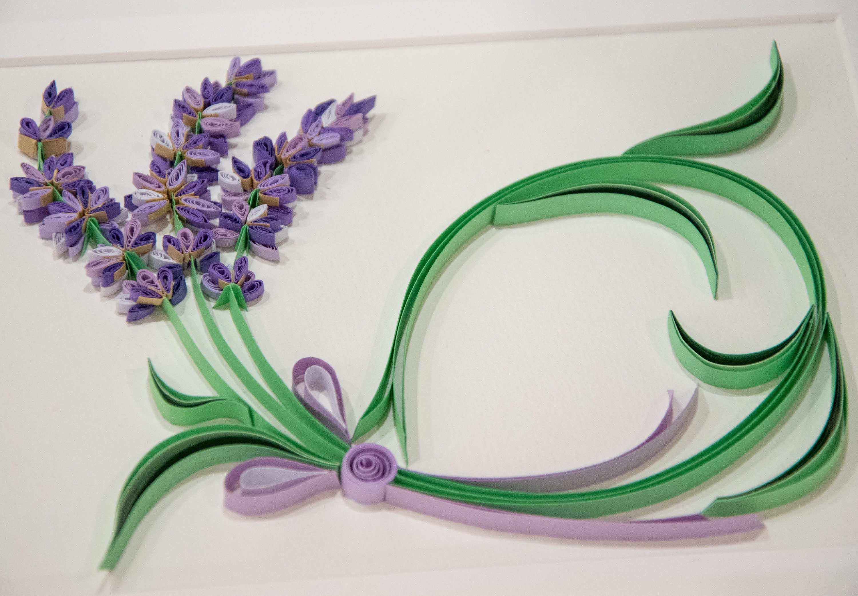 Art Quilling Tableau Décoratif - Un Souffle de Lavande sur La Provence