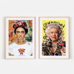 Two pack art print, Wall Art Printing Poster Illustration Print Drawings Graphic Design Art Work Home Decor